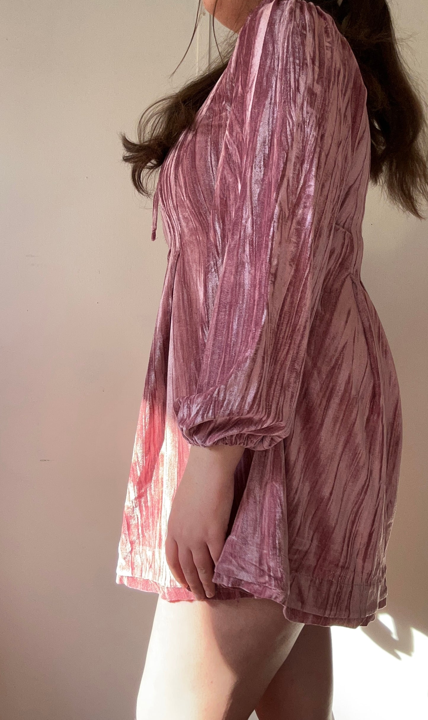 Sweet Love Dress - Pink Velvet