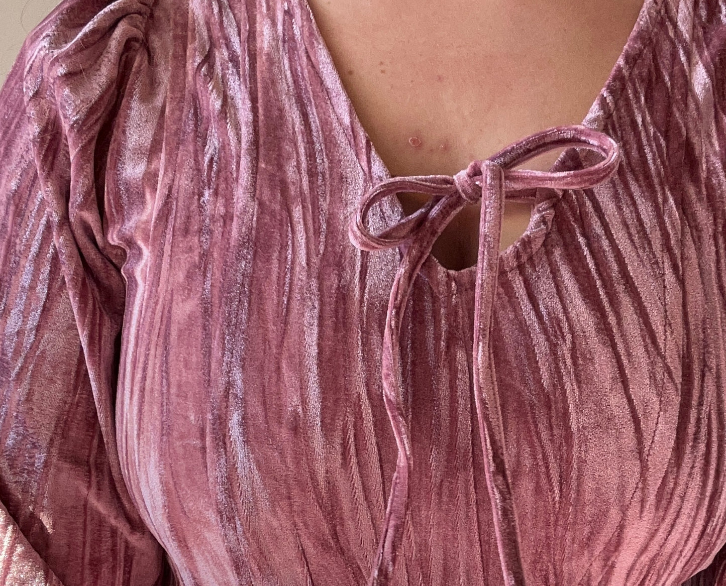 Sweet Love Dress - Pink Velvet