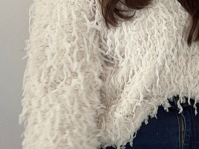 Feather Fun Top - White