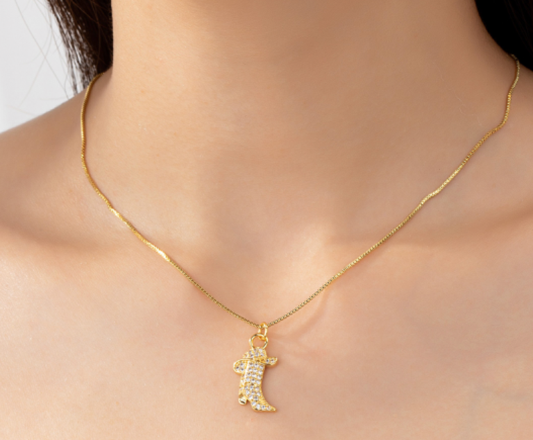 Saddle Up- Gold Necklace