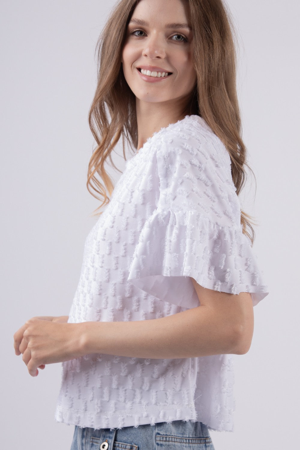Textured Knit Top