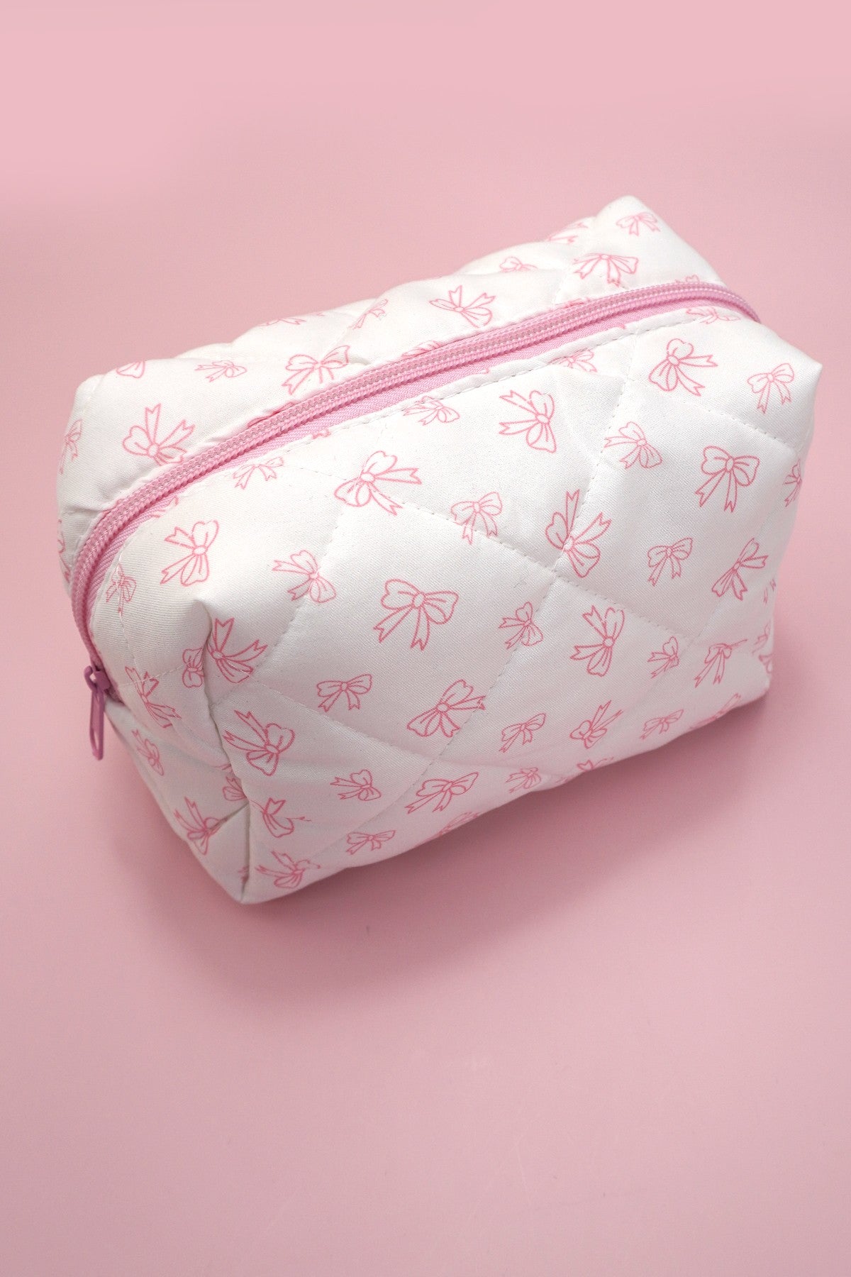 Bow makeup bag