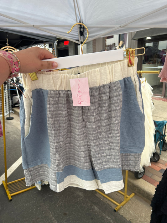 Color Block Shorts