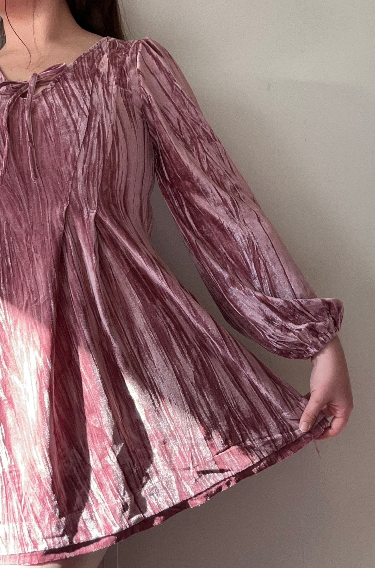 Sweet Love Dress - Pink Velvet