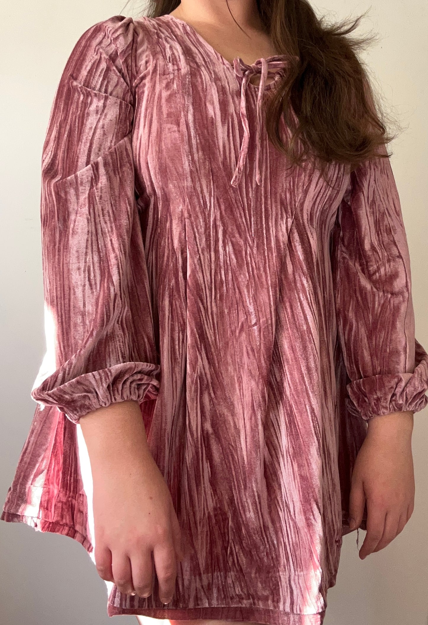 Sweet Love Dress - Pink Velvet