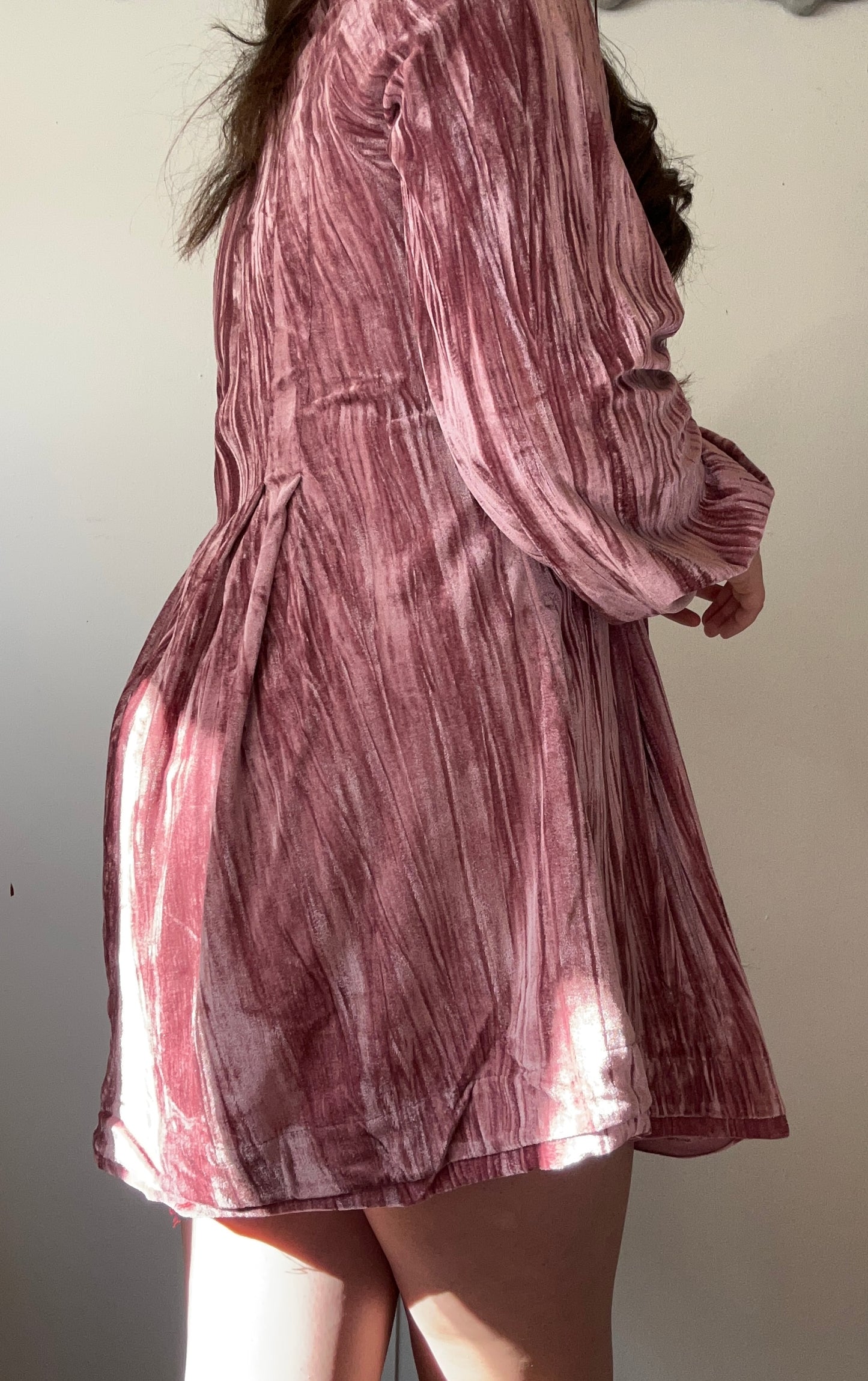 Sweet Love Dress - Pink Velvet