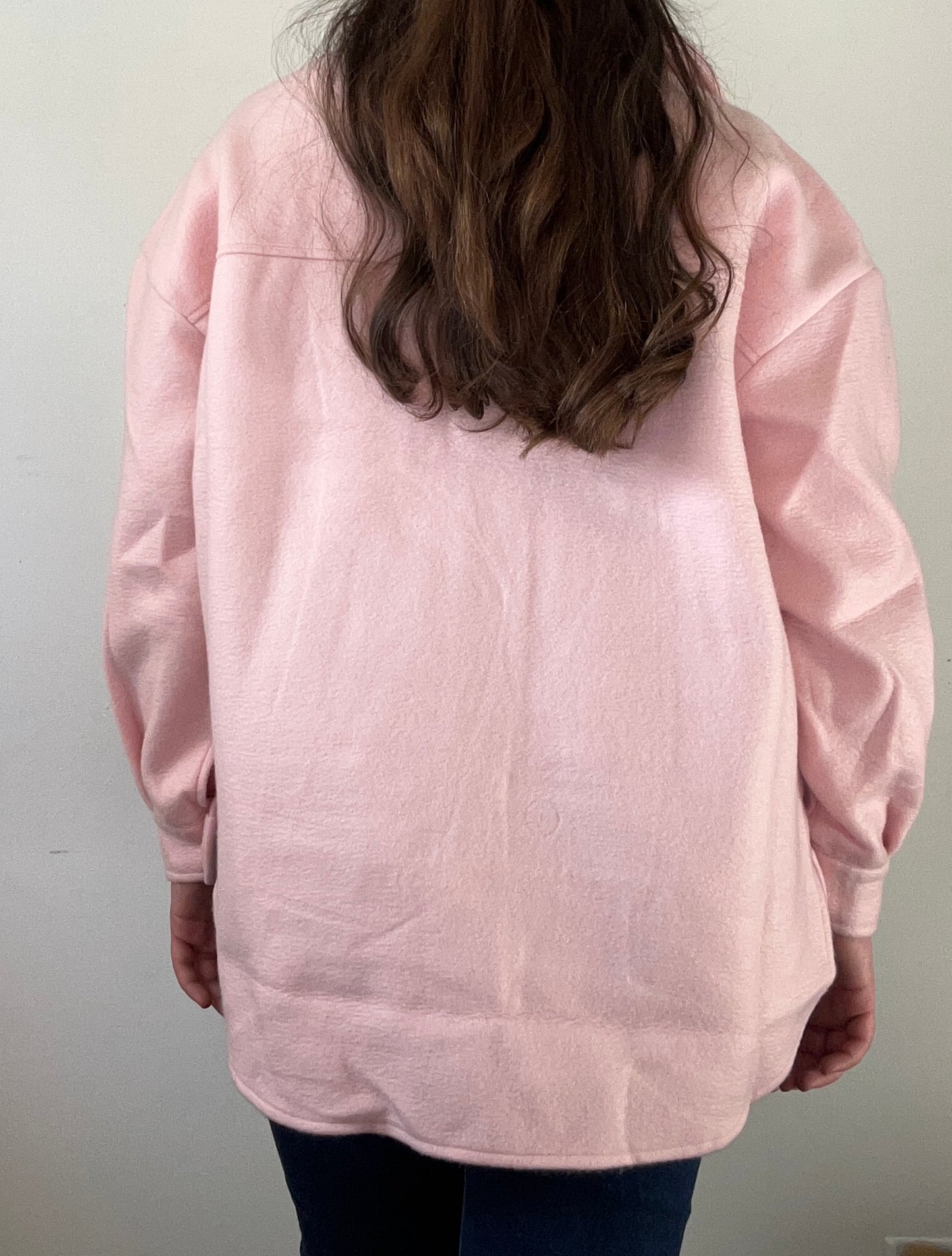 Cozied Up Shacket - Pink