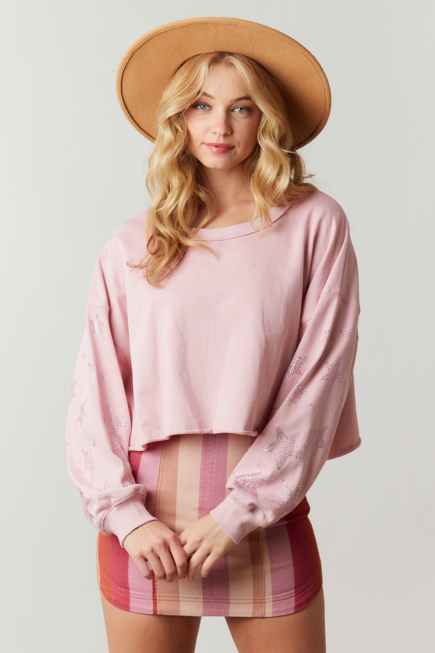 Star Sleeved Sweater