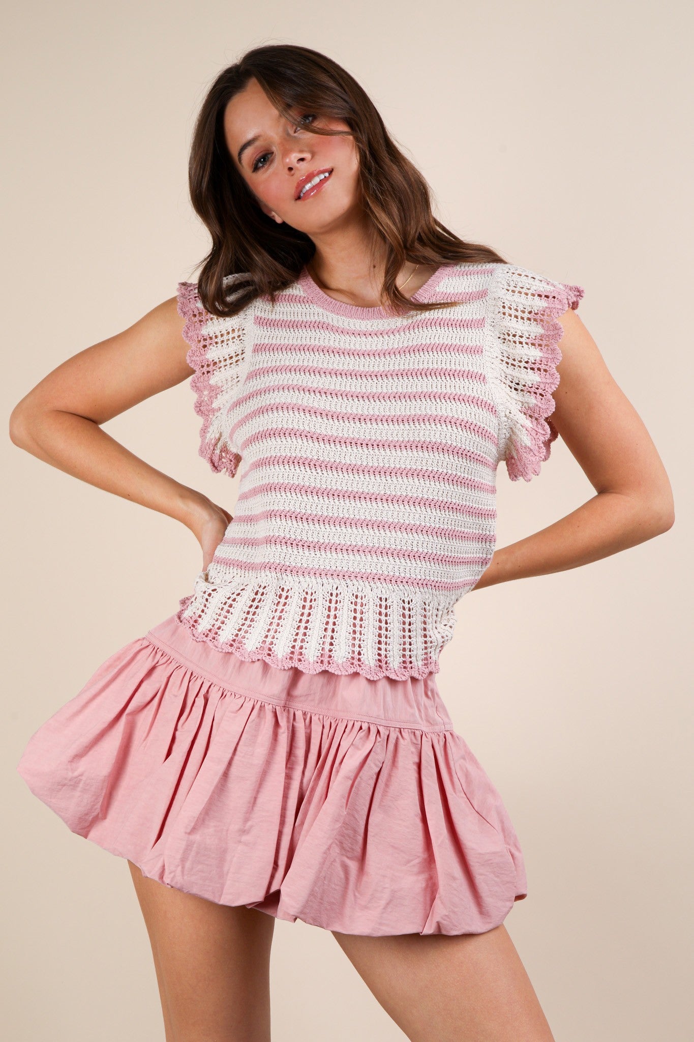 Crotcheted top