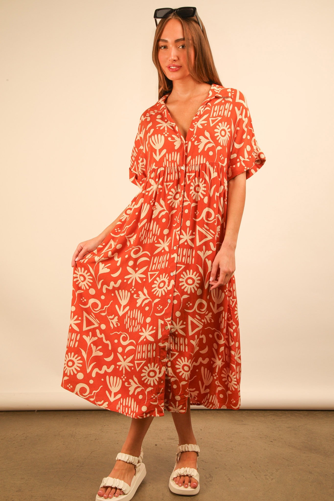 Sunset Dress- Orange