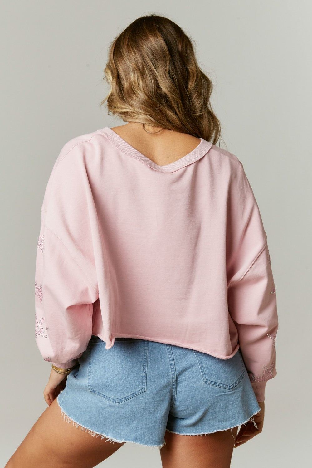 Star Sleeved Sweater