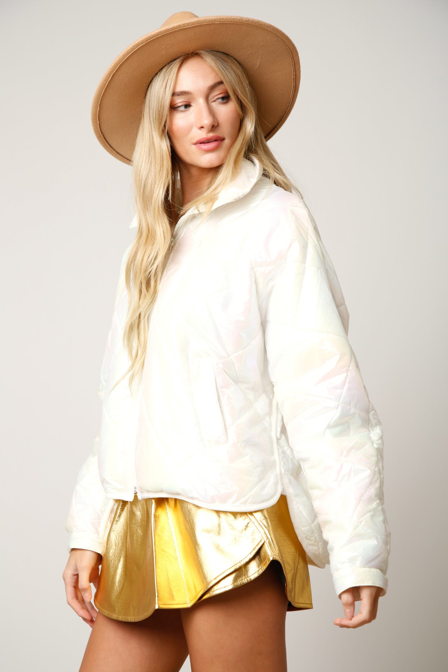 Luminous Quilted Jacket